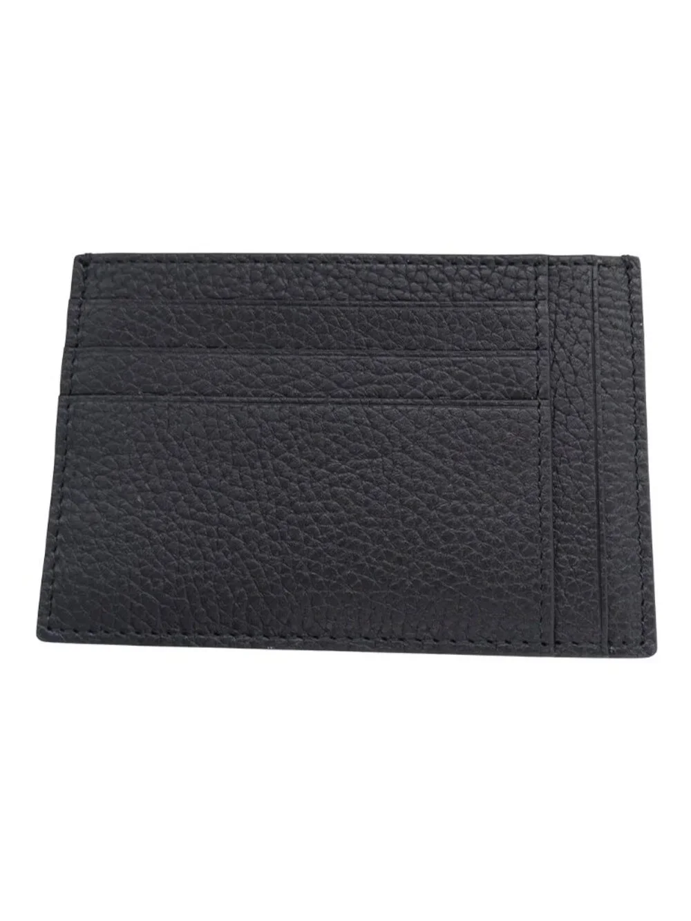 Gucci Card Case Jumbo GG Maxi Leather Black Compact - Picture 2 of 6